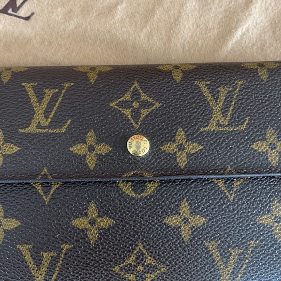 AUTHENTIC VINTAGE LOUIS VUITTON 90s 2000s Style Purse +wallet - Picture 11 of 16